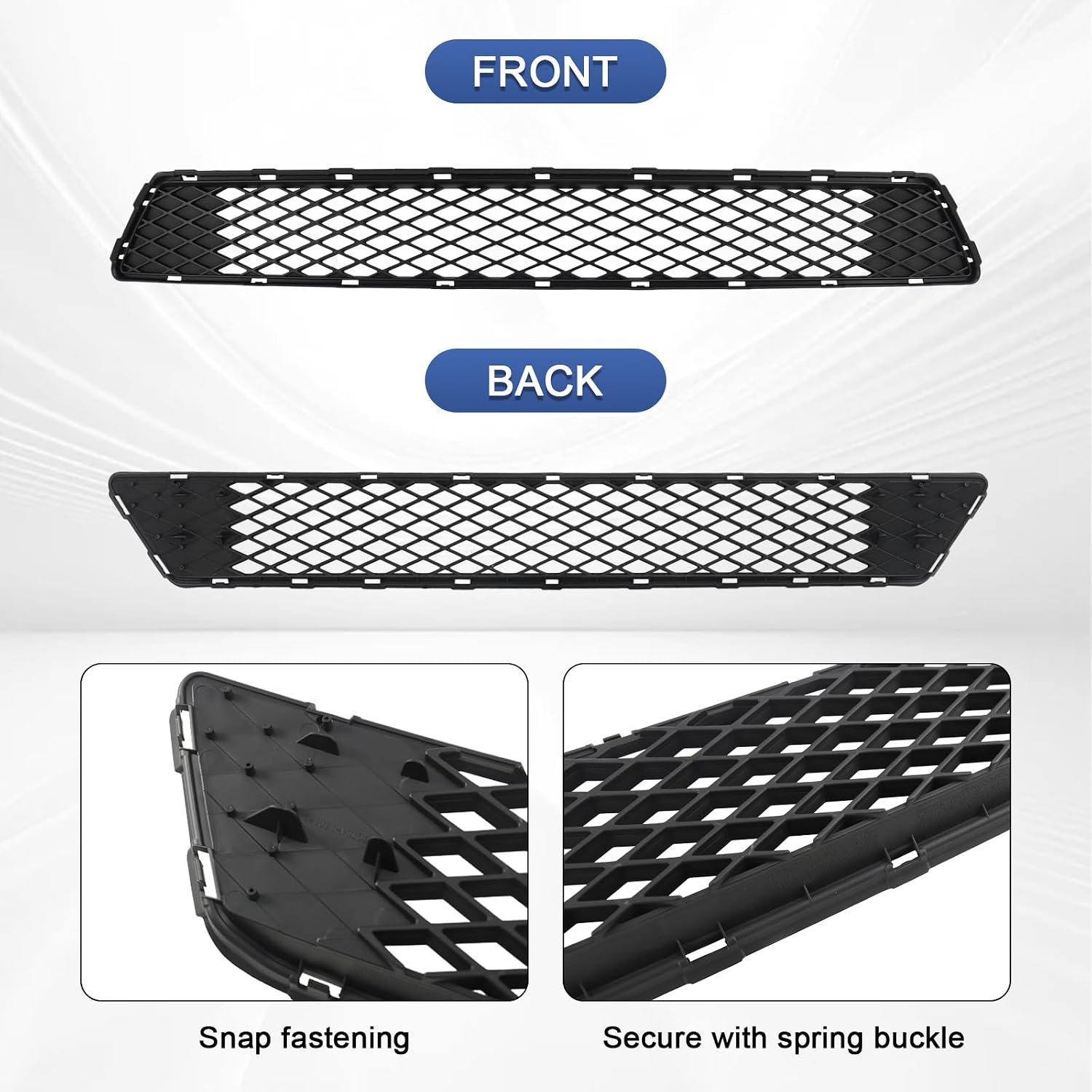 Front Bumper Lower Grille for Subaru WRX 2015 2016 2017