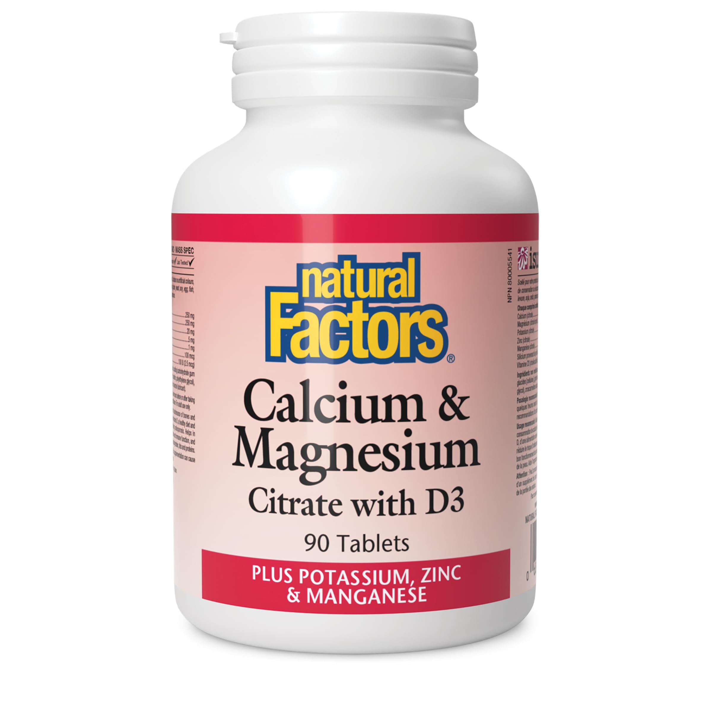 Calcium and Magnesium Citrate with D3 90 Tablets