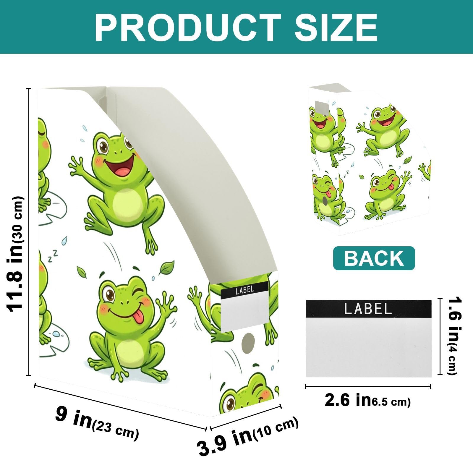 Organiseur de dossiers blanc grenouille sans outils