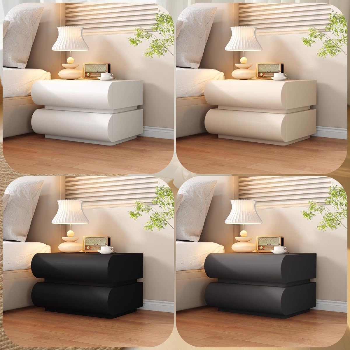 Amazon｜[ZYACOFVE] ナイトテーブル サイドテーブル ベッドサイド