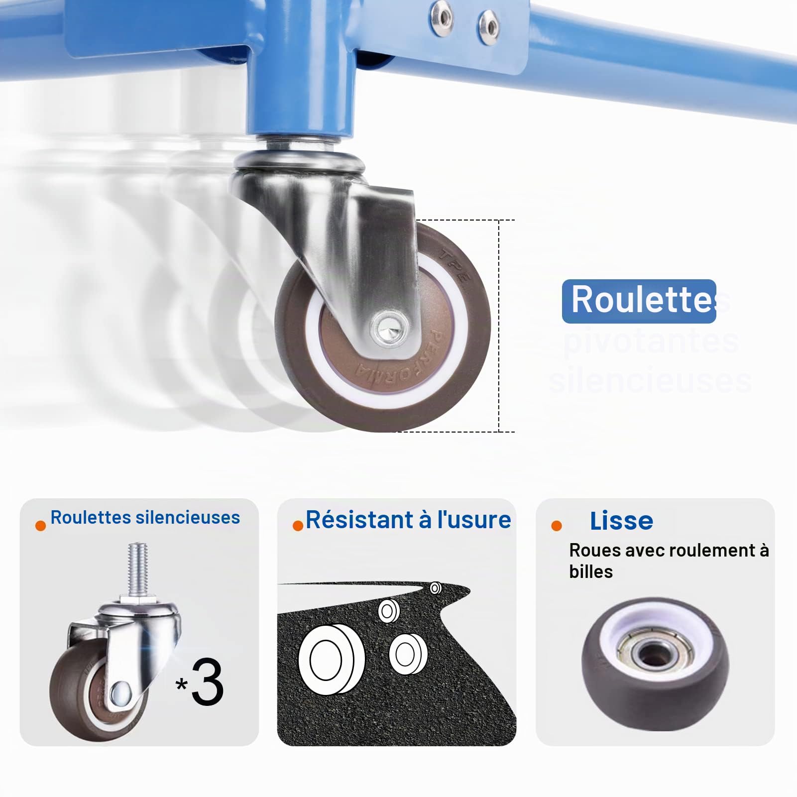 GanFindX Aide au Patinage à roulettes Pliable pour Enfants et Tout-Petits, Hauteur réglable