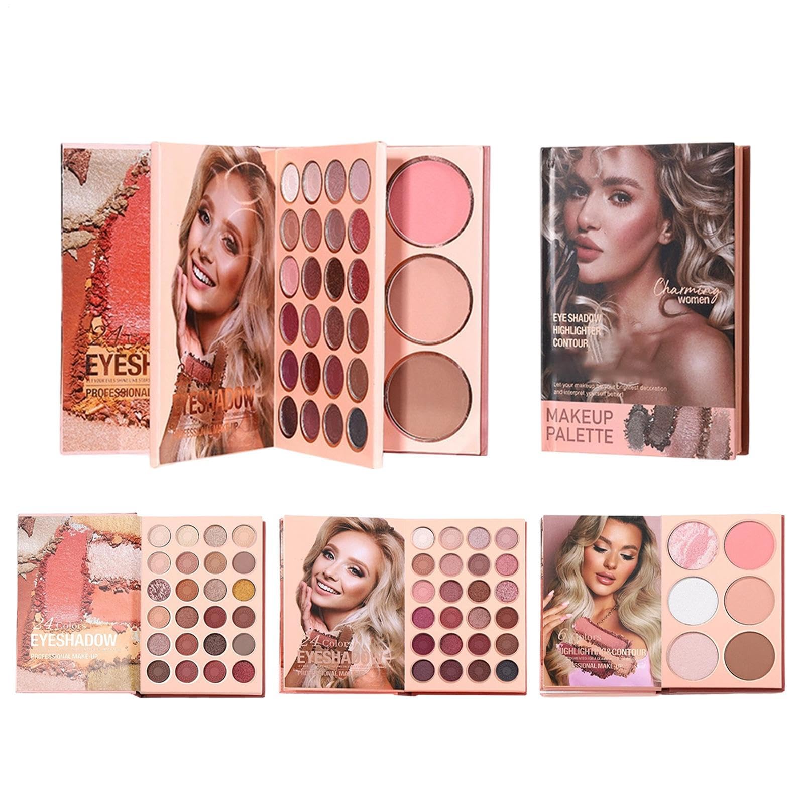 Palette Di Ombretti Con Glitter Cosmetico Opaco Per Palpebre | Ombretti per Makeup per Donne e Ragazze, Festival di Bellezza, Appuntamenti, Eventi Formali, Performance sul Palco, Feste e