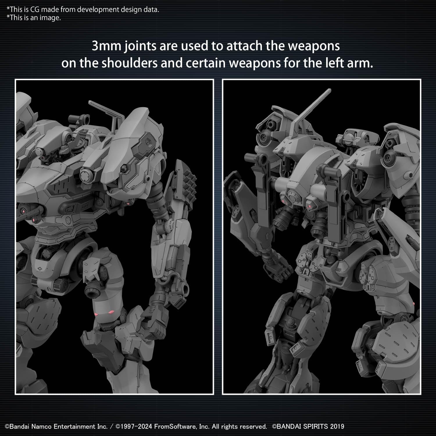 Bandai Hobby - Armored Core VI Fires of Rubicon - #04 RaD CC-2000 Orbiter 30 MM 1/144 Model Kit