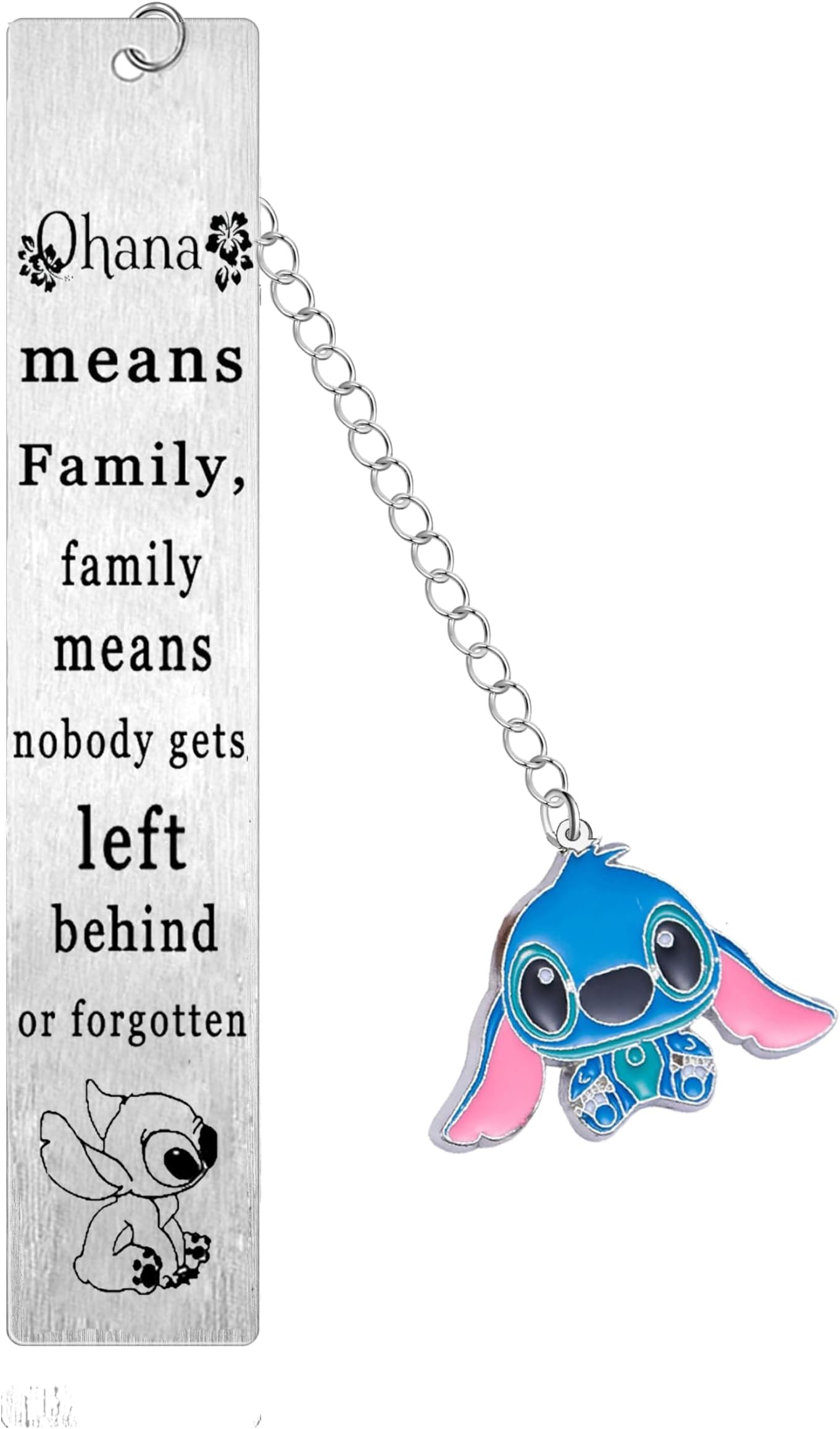 Stitch Bookmark Gifts, Ohana Means Family, Stitch Gifts for Girls Stitch Stuff Stitch Birthday Decorations, Christmas Gifts for Daughter Son Friends Gifts