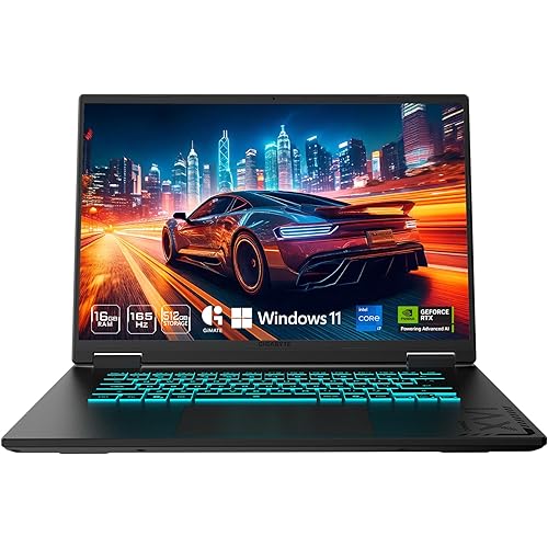 GIGABYTE - Gaming A16 Gaming Laptop - 165Hz 1920x1200 WUXGA - NVIDIA GeForce RTX 5050 - Intel i7-13620H - 512GB SSD with 16GB DDR5 RAM - Windows 11 Home AD Gaming A16 CTHI3US894SH