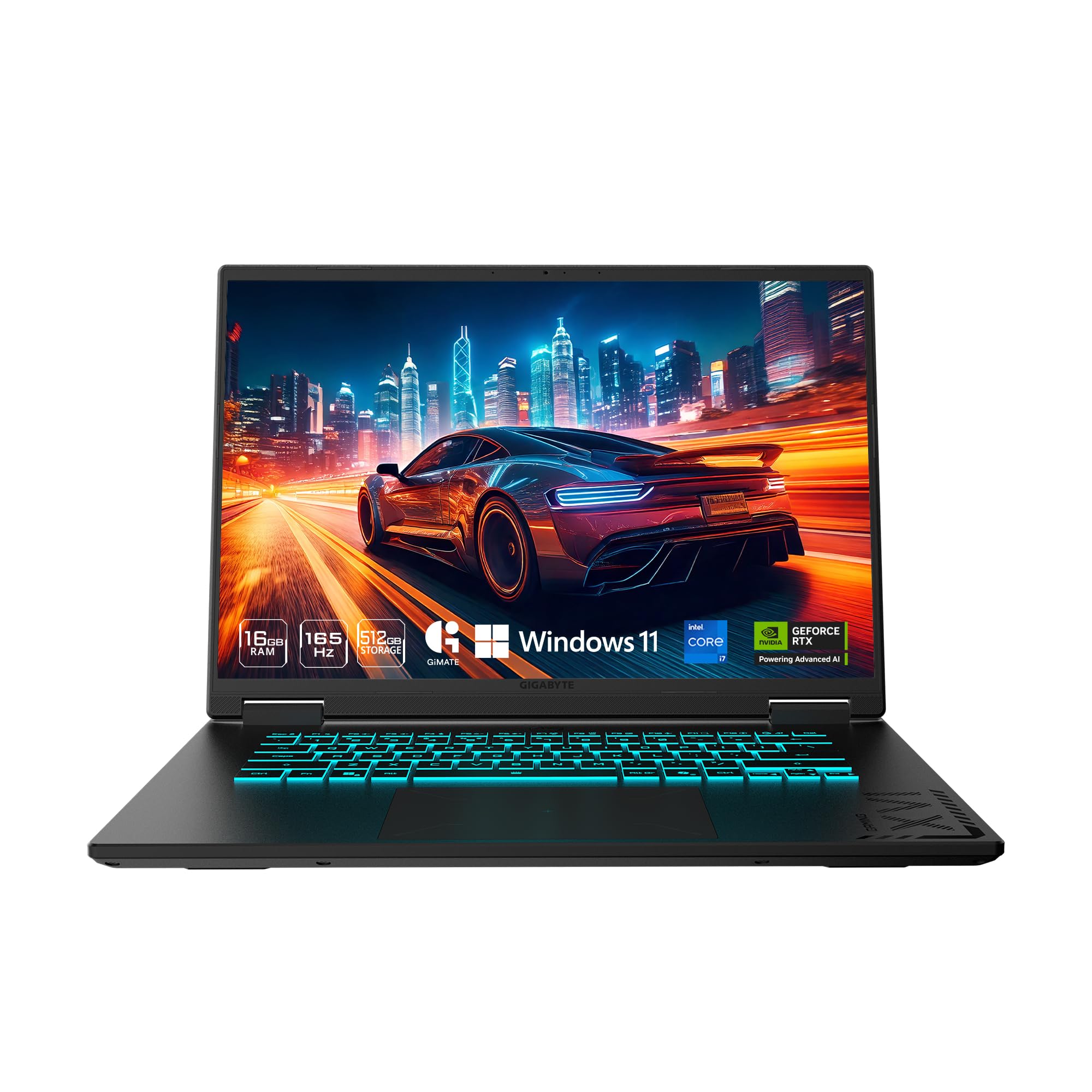 GIGABYTE - Gaming A16 Gaming Laptop - 165Hz 1920x1200 WUXGA - NVIDIA GeForce RTX 5050 - Intel i7-13620H - 512GB SSD with 16GB DDR5 RAM - Windows 11