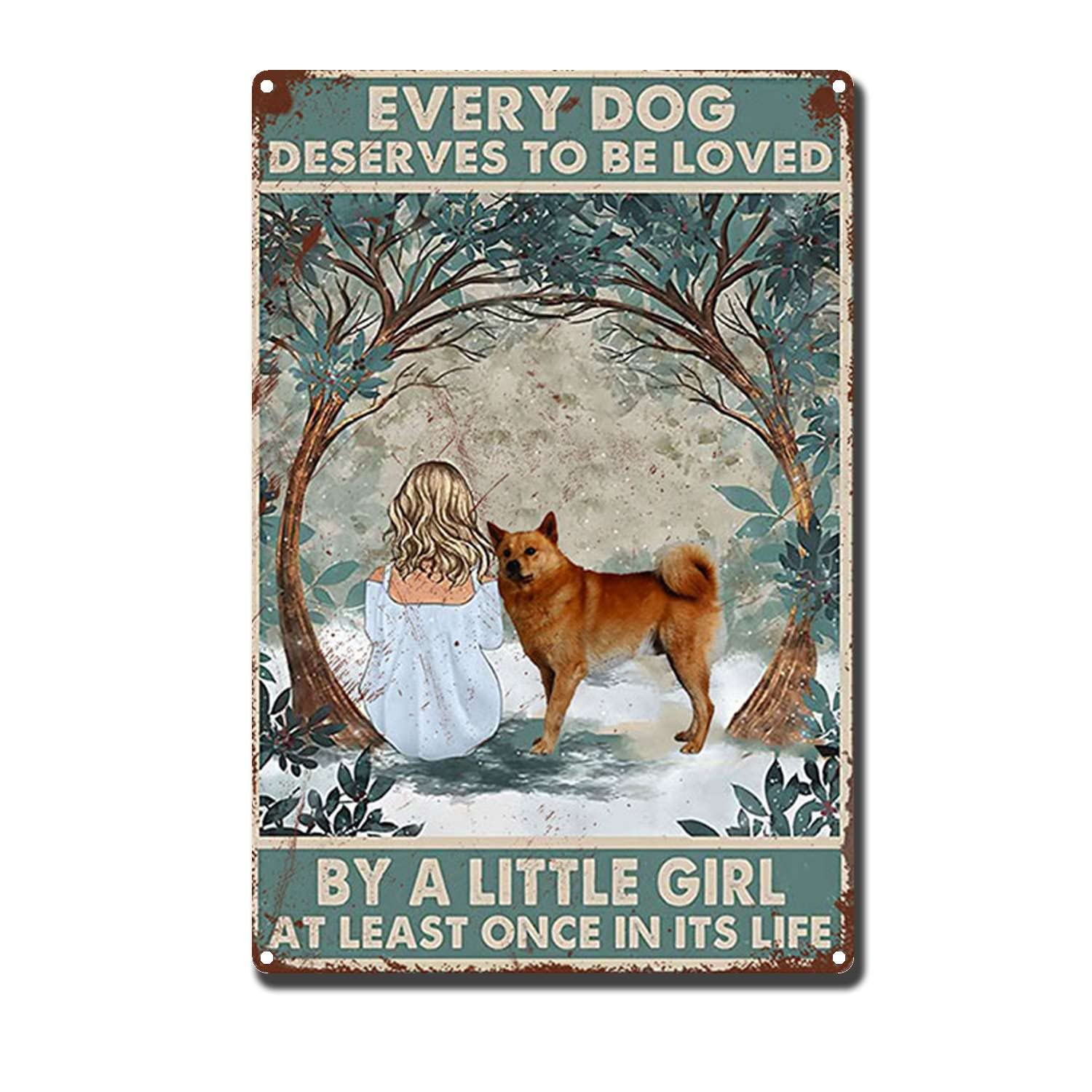 HYCLAM Vintagemetal SignThe Girl Those We Love Don't Go Away Interesting Bar Indoor and Outdoor Walls Decorated with Men S Gifts 8x12inch-Tin Sign
