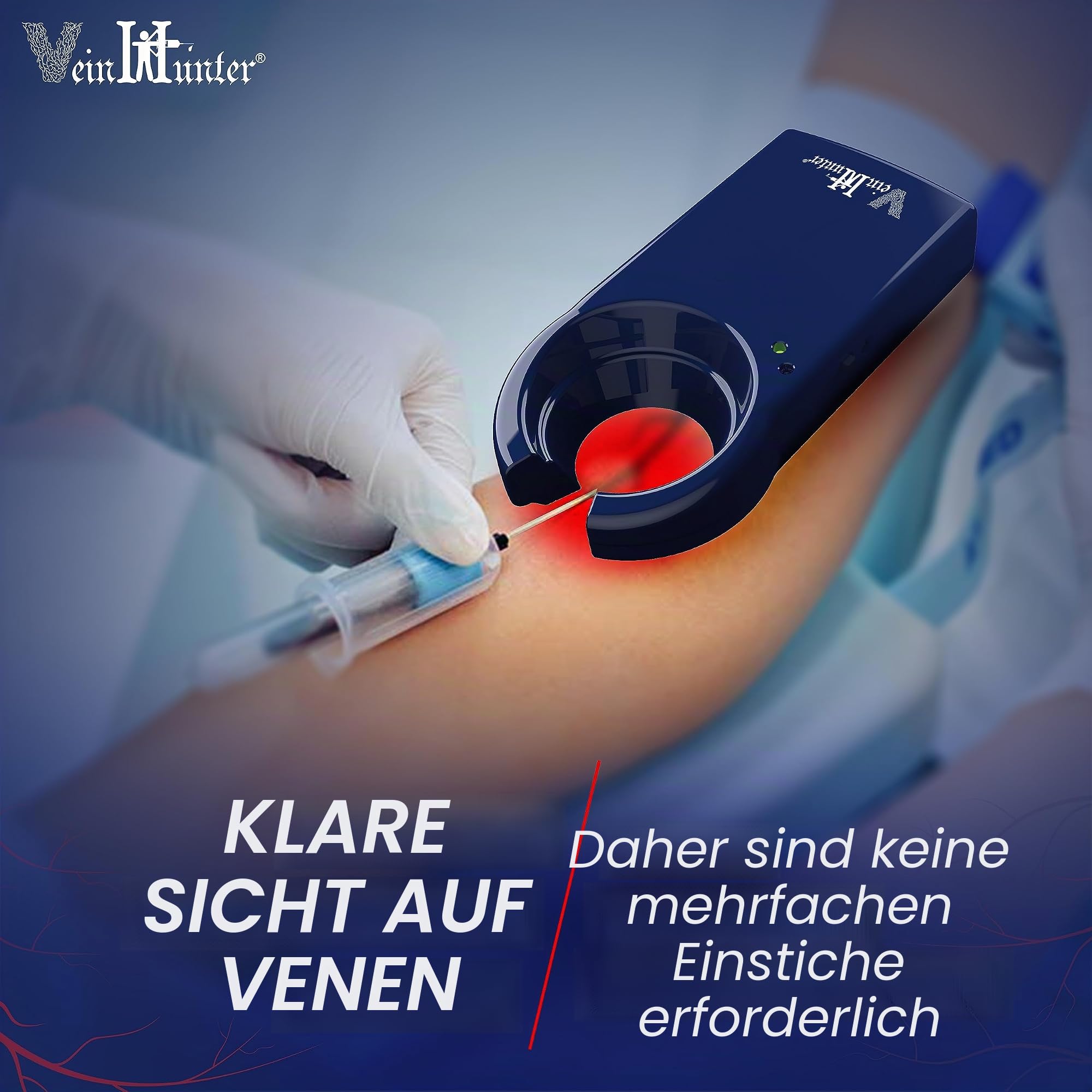 OTICA Venenfinder speziell für Rettungskräfte, Sanitäter, Anästhetika, Krankenschwestern, die IV-Zugang zu Patienten durchführen, Notfall-Venendetaktor-Viewer für alle Hauttypen