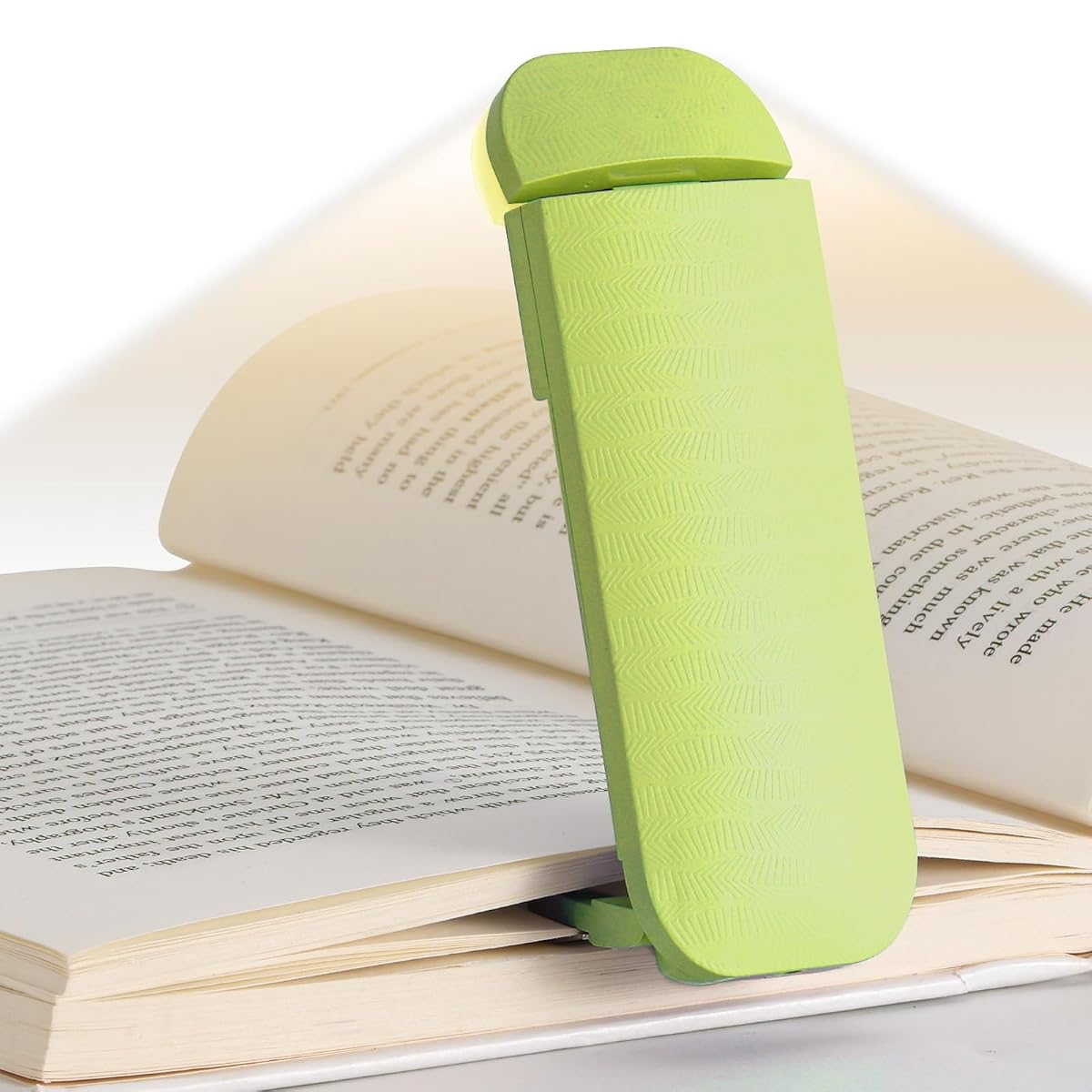 HEMONNKAM Book Reading Light Rechargeable Clip on Booklight Eye Caring 3 Color