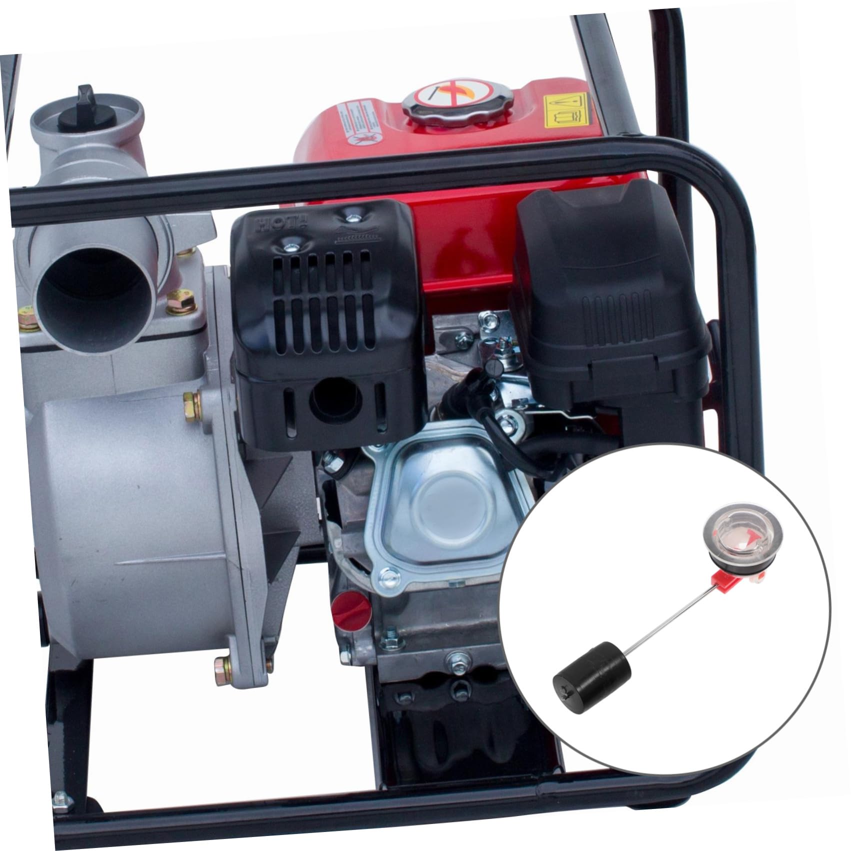 Kraftstoffanzeige Für Generator Öltank Mit Zylindrischem Schwimmerstab 2 Stück Ersatz Kraftstoffmessgerät Kompatibel Mit Et950 650 145 154 170 1Kw 2Kw