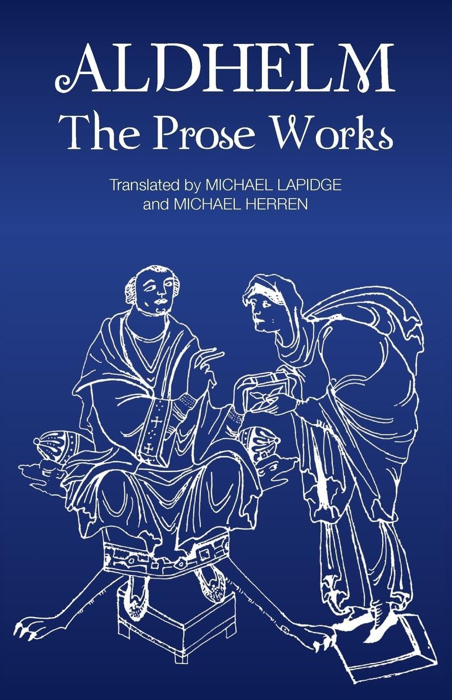 Aldhelm: The Prose Works by Michael Lapidge PAPERBACK 9781843841999
