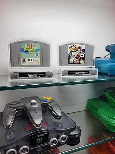 Miniatura 9 de Funda de acrílico para videojuegos compatible con Nintendo 64 Game Cartridge Vitrina compatible con Super Mario, Mario Kart, Zelda, GoldenEye, Wave