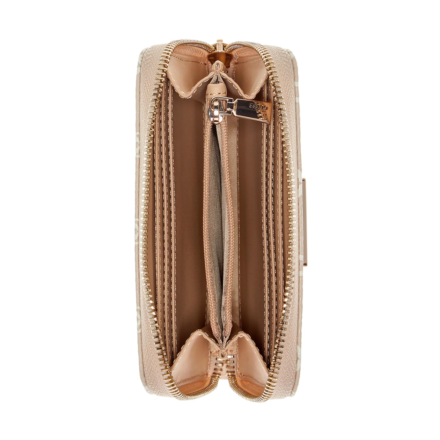GUESS Giully Zip Around Wallet M Light Beige