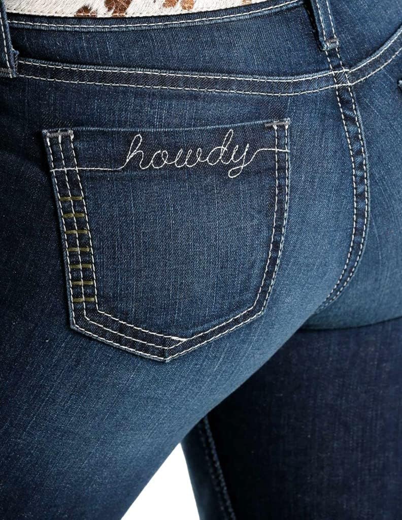 Western Jean Women Hannah Super Flare Embroidery CB70754071