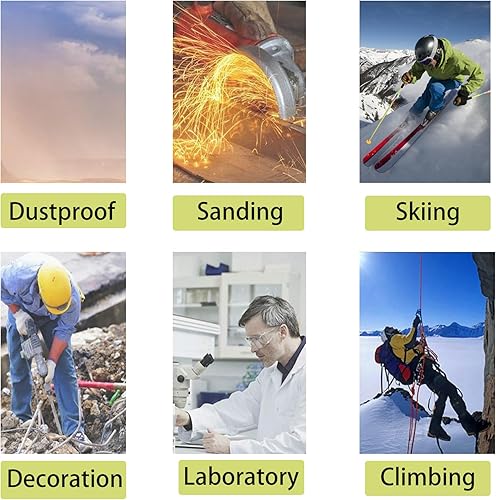 Miniatura 3 de Gafas de esquí sobre gafas de esquísnowboard para hombres, mujeres y jóvenes, 100% espuma de protección UV, antiarañazos, a prueba de polvo