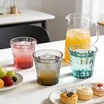 AVLA 12 Pack Plastic Water Tumblers, 10 OZ Unbreakable Acrylic Drinking Glasses, Transparent Reusable Juice Wine Cup, BPA-free Small Stackable Kids Drinkware for Home, Picnic, Party, Dishwasher Safe