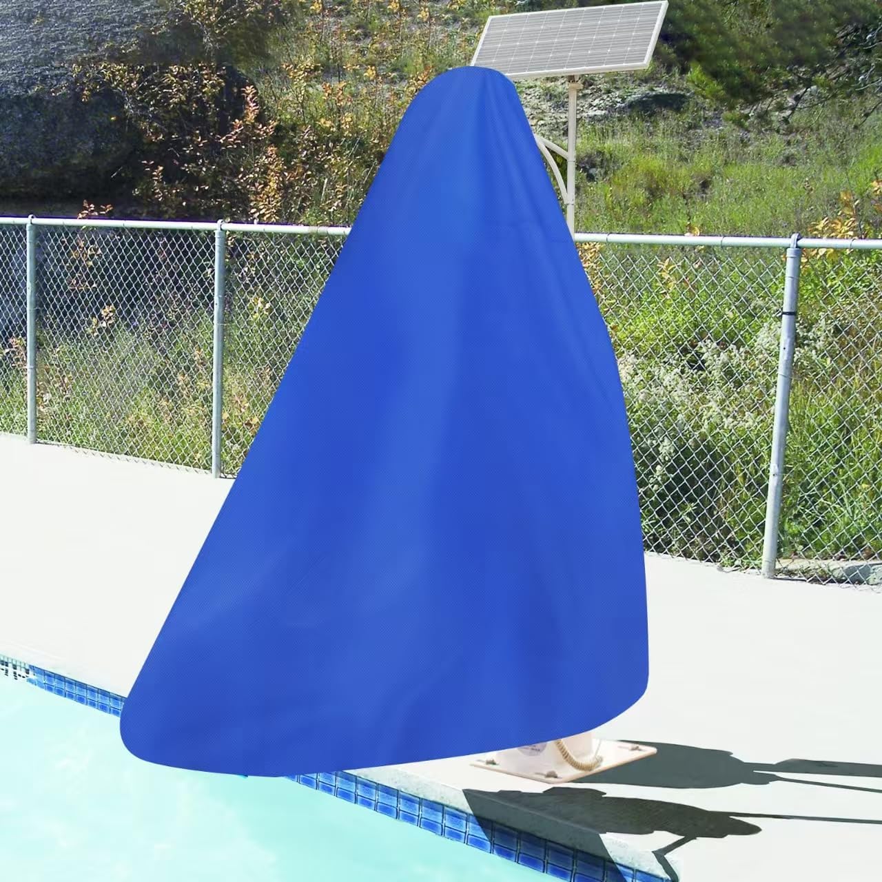 Aqua Creek F-120PPC Pro Series Pool Lift Covers, 600D Heavy Duty Lift Pool Chair Protective Cover for Aqua Creek Scout, All Season Pool Lift Cover,All Season Pool Lift Cover (Blue)