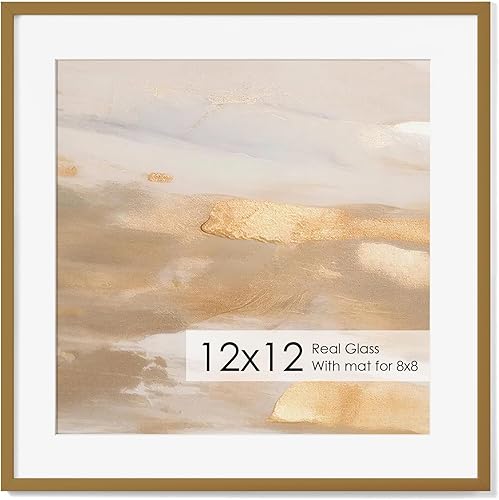 Miniatura 414 de Fun Memories Portarretratos de metal de 16 x 20 pulgadas con paspartú de 11 x 14 pulgadas, acabado de aluminio cepillado, parte delantera de vidrio