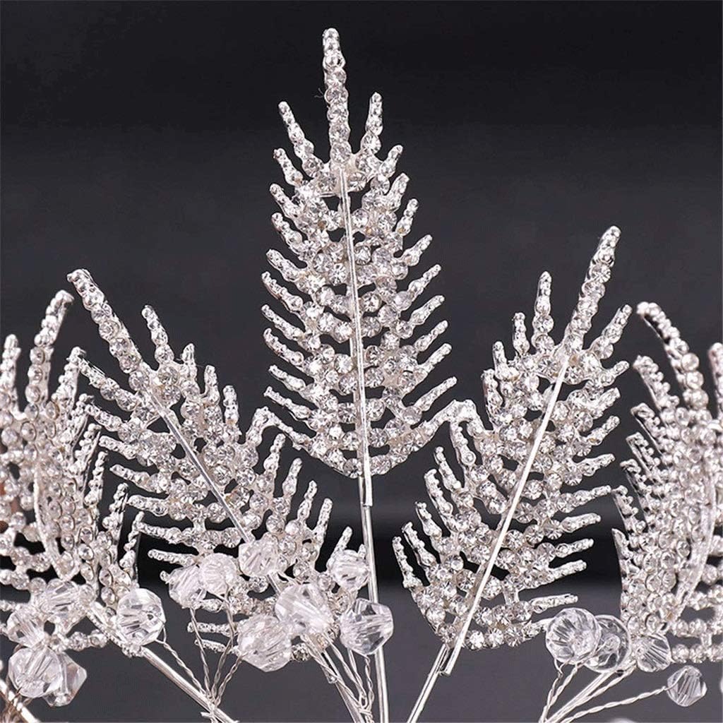 Vintage Wedding Bridal Rhinestone Pearl Headband Crown Tiara Hair Accessories