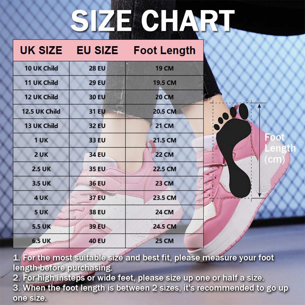 Hixingo Zapatillas con Ruedas Niña Niño, Negro/Rosa Zapatos con Dos Ruedas para Niñas 2 en 1 Zapatillas Patines Zapatillas Ruedas Niño, Zapatos Patines Calzado de Skateboarding Multifuncionales