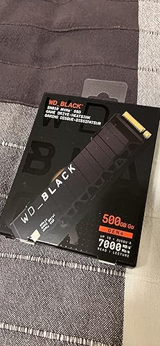 WD_BLACK 500GB SN850 NVMe Gen4 PCIe M.2 SSD