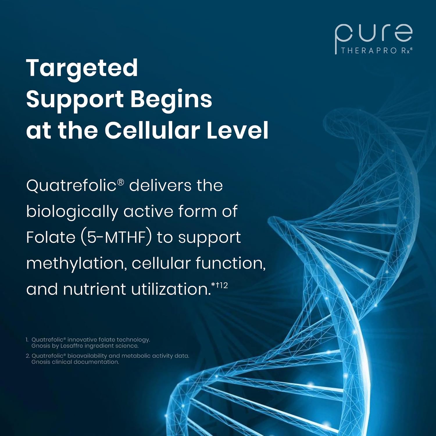 Methyl B Complete - 60 Vegetable Capsules | Optimal Methylation Support Supplement with Quatrefolic 5-MTHF (Active folate), Methylcobalamin (Active B12), B2, B6, and TMG | Pharmaceutical Grade