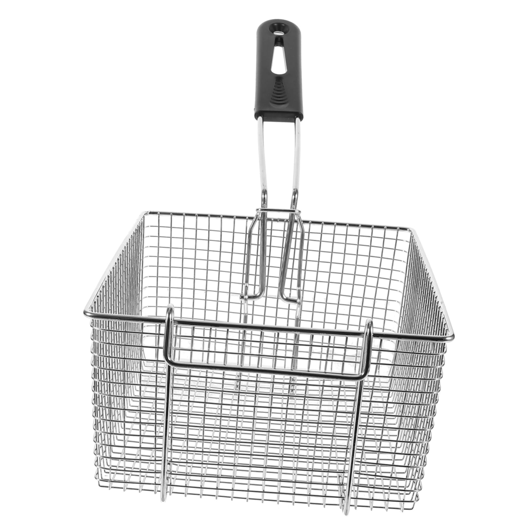 Cestello per Frittura in Acciaio Inox con Manico Antiscivolo