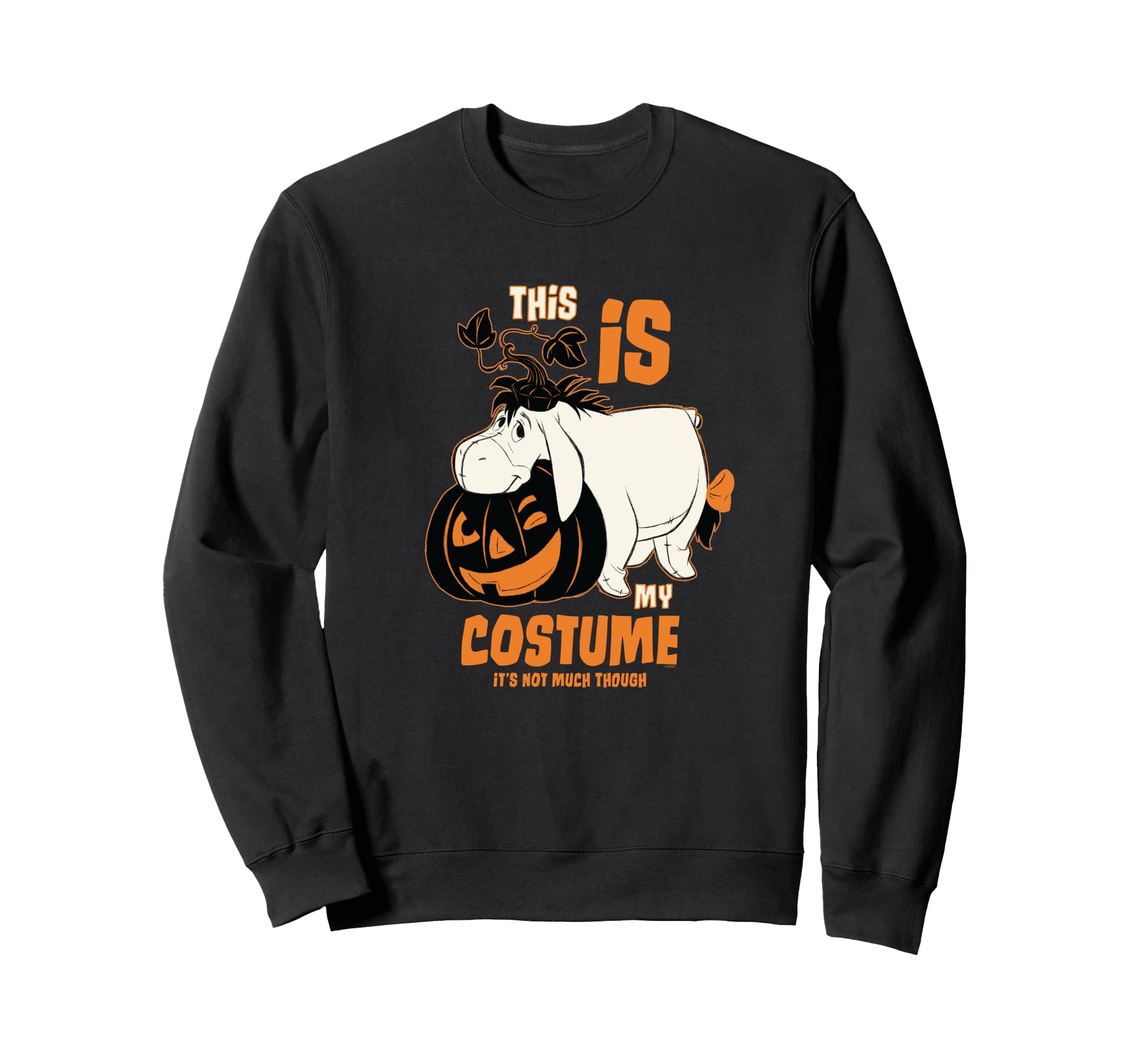 Sweatshirt Halloween Bourriquet Disney pull col rond pull automne