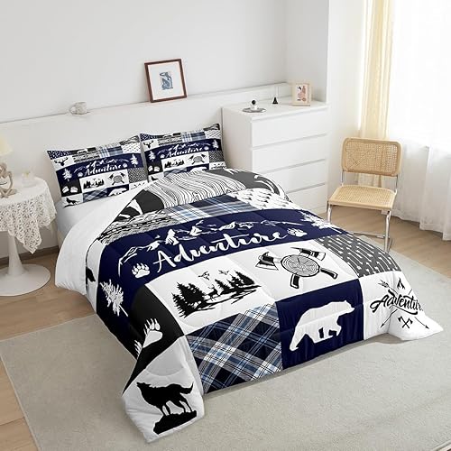 Miniatura 2 de Castle Fairy Juego de edredón con estampado de patas de oso, tamaño Queen, juego de ropa de cama de lujo vintage de lujo para mujeres adultas, funda