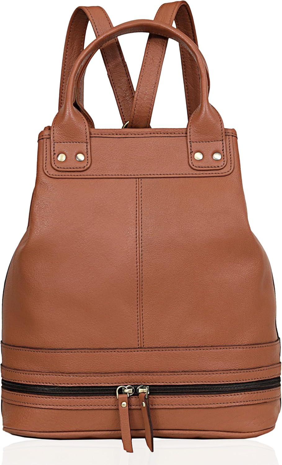 VC VINTAGE COUTURE Leather Tote Bag for Women Leather Bucket Bag Full Grain Leather Shoulder Bags Satchel Handbag Top-handle Bag Designer Tote Bag - Image 9