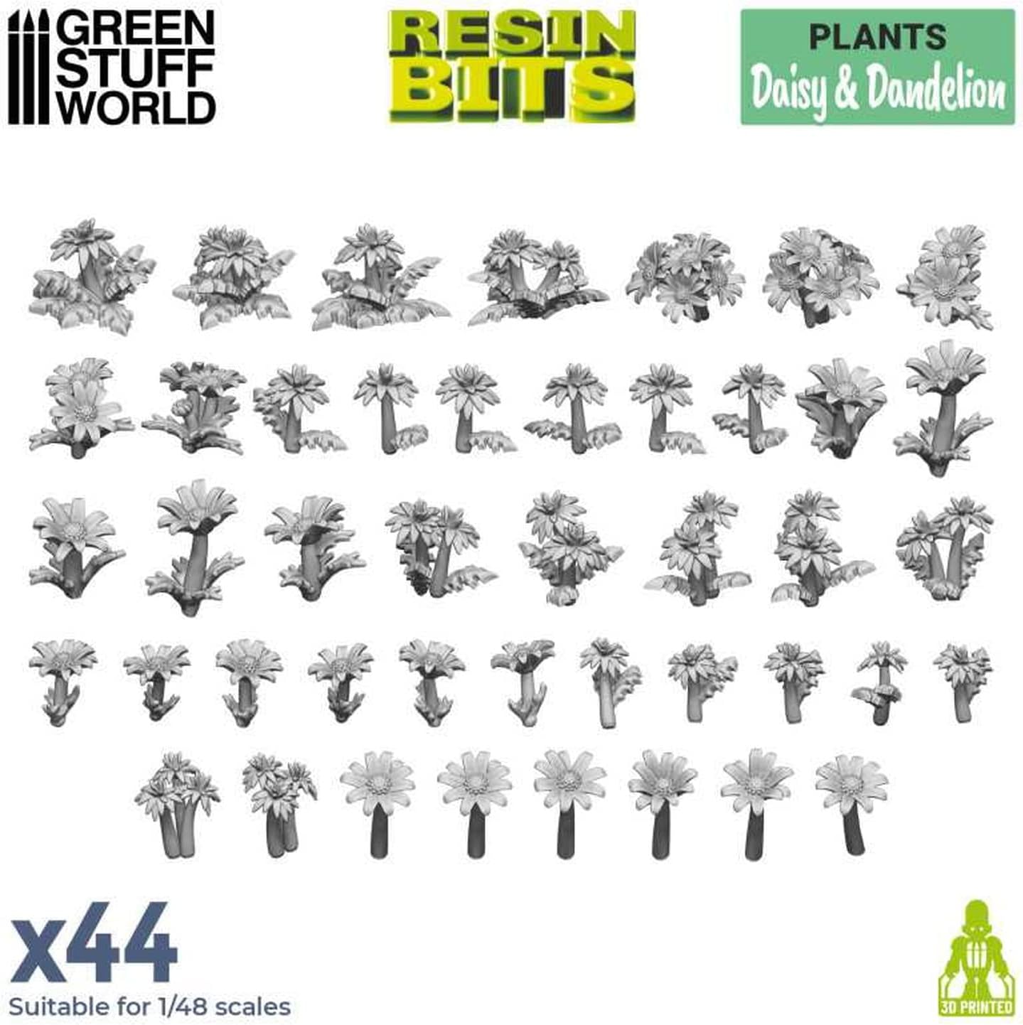 Green Stuff for Models and Miniatures - Daisy & Dandelion 11619