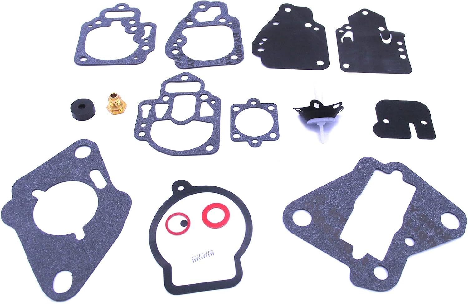 SouthMarine Boat Motor 1395-9761-1 1395-97611 9645 9761 9377 9179 9803 9725 811357 Carburetor Repair Kit for Mercury Mariner Outboard Engine 6HP 8HP 9.9HP 10HP 15HP 20HP 25HP, for Sierra 18-7212