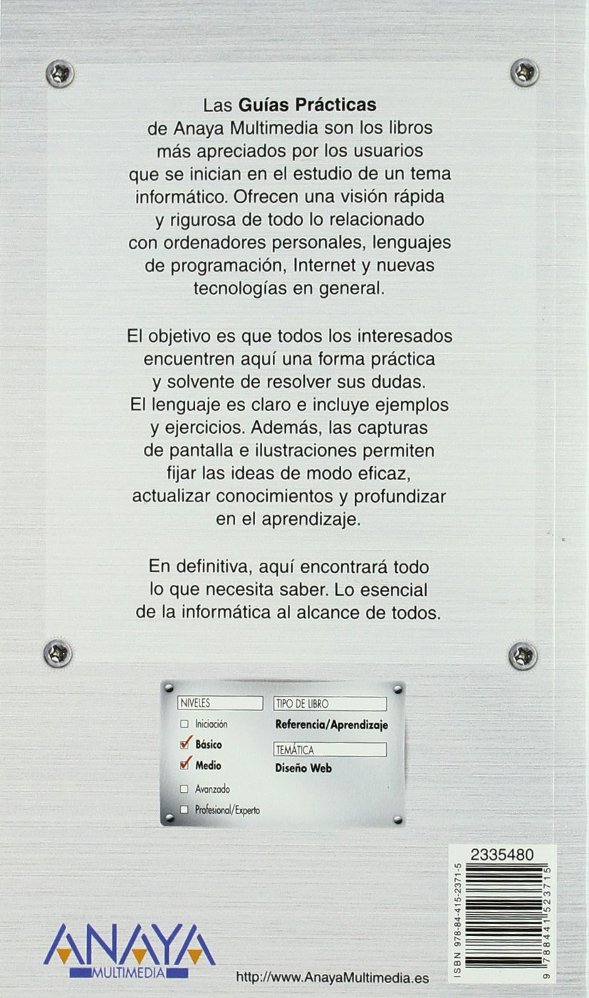 Creación y diseño Web. Edición 2008 (Guías Prácticas)