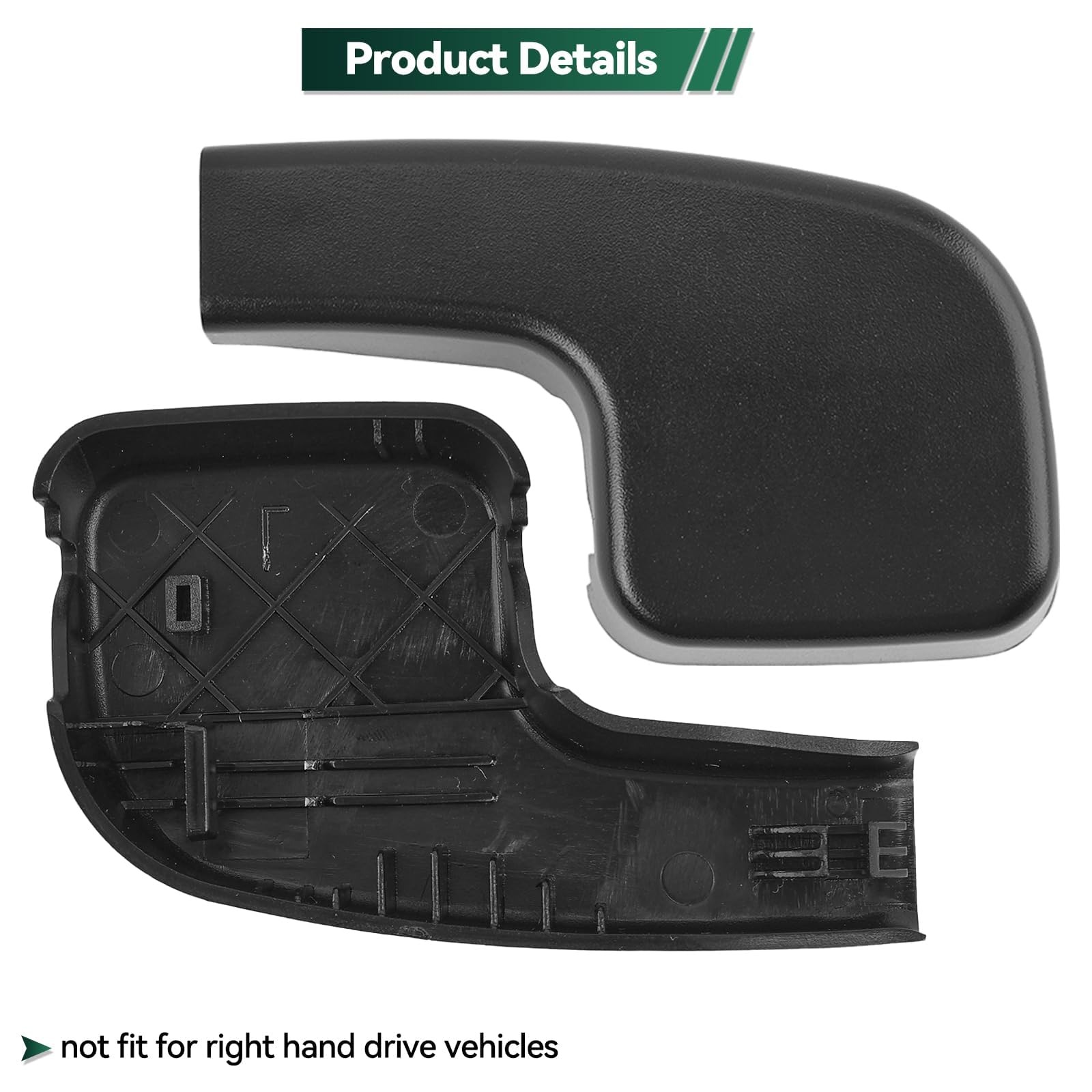 JIA Couvercle de bras d'essuie-glace avant adapté pour BMW Série 3 E90 E92 E93 M3 325i 328i 330i