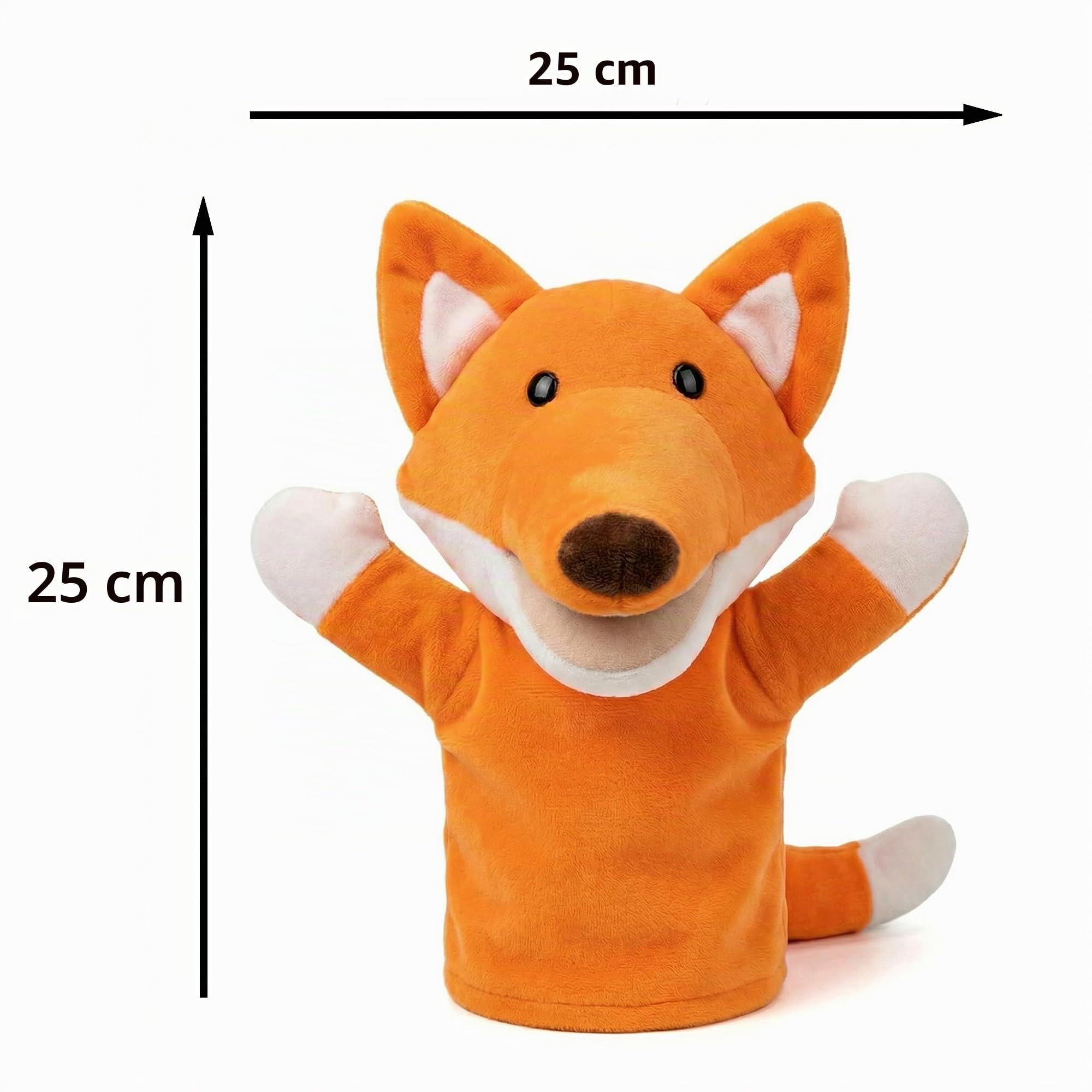 Marionette per bambini neonato Contiene lupo, tigre, leone, scimmia, bocche aperte mobili Perfette per narrativa, insegnamento, età prescolare, regalo di compleanno