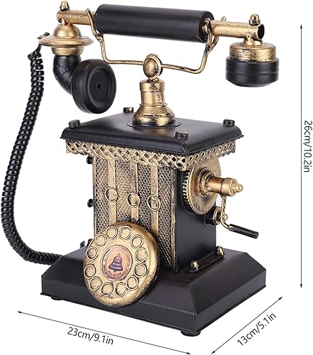 Miniatura 2 de Tissting Decoración telefónica, decoración retro para teléfono, modelo de teléfono, decoración de pared de teléfono, estilo europeo, decoración de