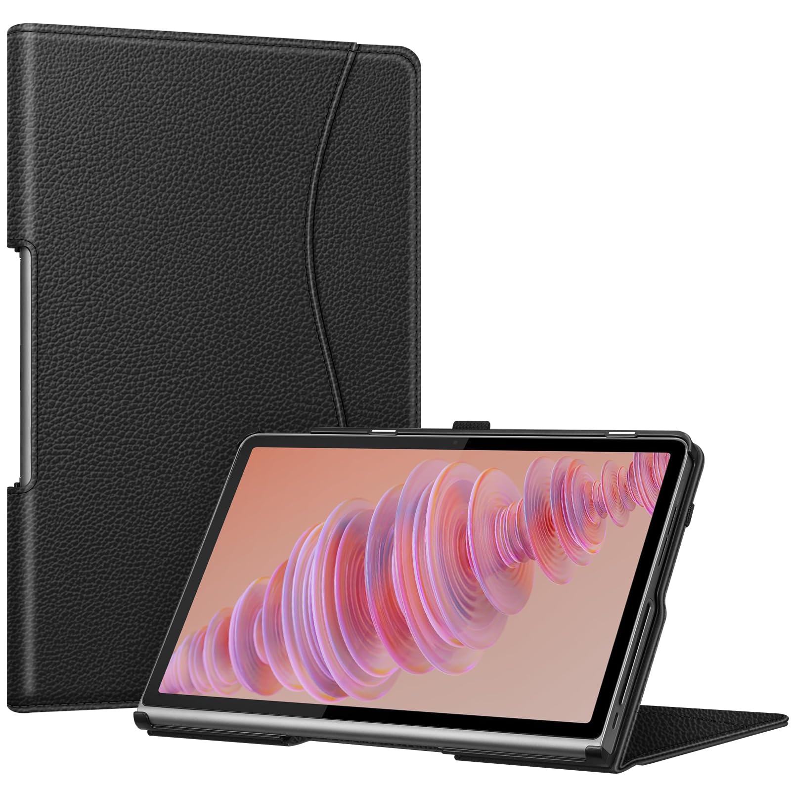 Fintie Hülle für Lenovo Tab Plus (TB351FU) 11.5 Zoll 2024 Tablet, Ultraleicht Hülle mit Dokumentschlitze, Schwarz