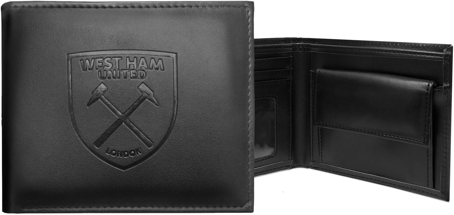 West Ham United FC Official Football Gift Embossed Crest Money Wallet