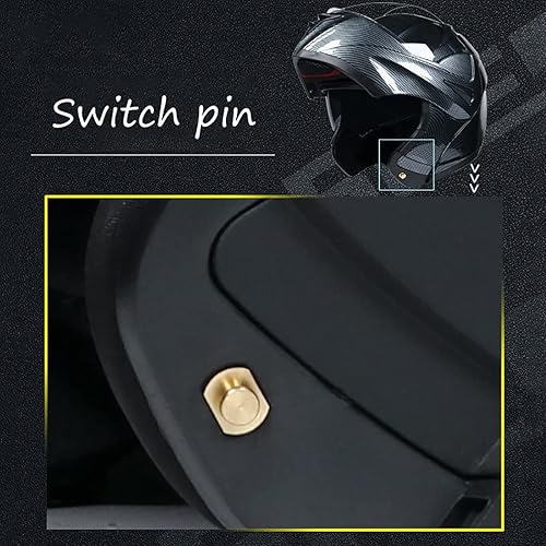 Miniatura 7 de Casco modular SDFGDFD Bluetooth, casco anticolisión de la motocicleta de cara completa ha obtenido la certificación DOTECE, casco de moto de cara