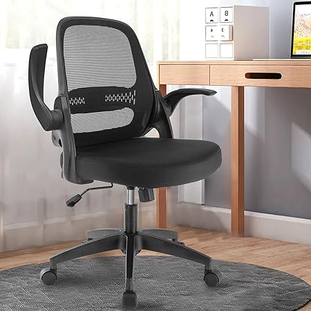 Amazon Co Jp Kerdom 椅子 オフィス オフィスチェア シンプル 人間工学椅子 デスクチェア テレワーク椅子 パソコン メッシュチェア 疲れない椅子 勉強 腰痛対応 回転 おしゃれ 事務 人気 キャスター付き 黒 文房具 オフィス用品