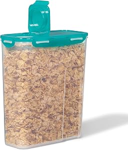 Starfrit LocknLock Plastic Pantry Container - 145oz/4.3L - Airtight - 4-Sided Locking Flip-Top Lid