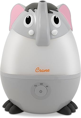 Miniatura 2 de Crane Adorables - Mini humidificadores ultrasónicos para dormitorio y guardería, humidificador de aire de niebla fría de 5 galones para habitación