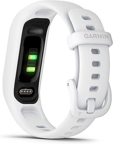 Miniatura 5 de Garmin vívosmart® 5, rastreador de actividad física, batería de larga duración, diseño simple, color blanco Blanco,Negro,Menta