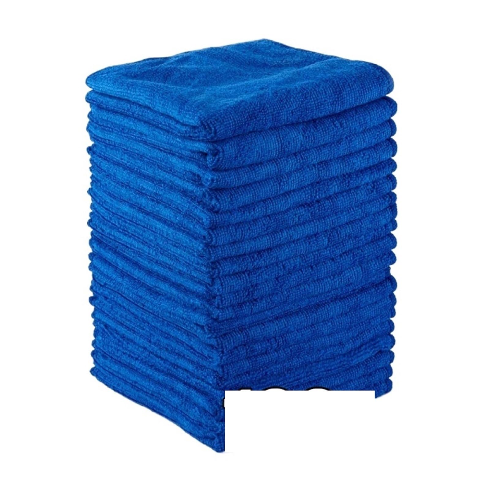 Super Absorbent Microfiber Cleaning Cloths - Lint Free Reusable Towels for Car Windows and Home Use BLUE 100pcs