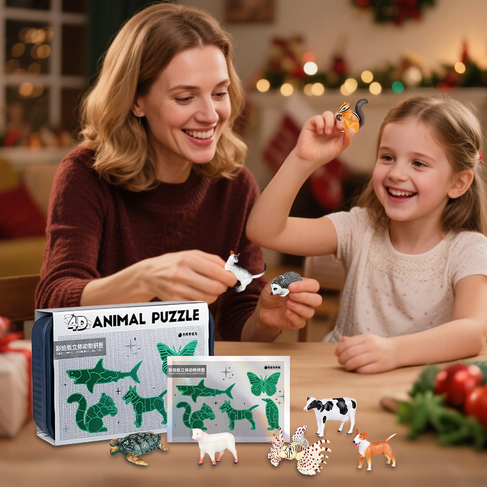 Puzzles Für Kinder 3D Realistische Modelle Für Lernaktivitäten | Pädagogisches Zusammenbau Modell Von Tieren Für Als Geschenk Zu Weihnachten Geburtstag Klassenzimmer Ostern Reise Party