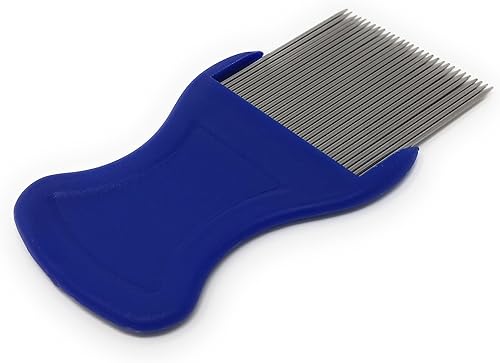 Miniatura 9 de Kit de 5 peines para piojos de primera calidad, juego completo de tratamiento completo de peine de dientes finos y lupa