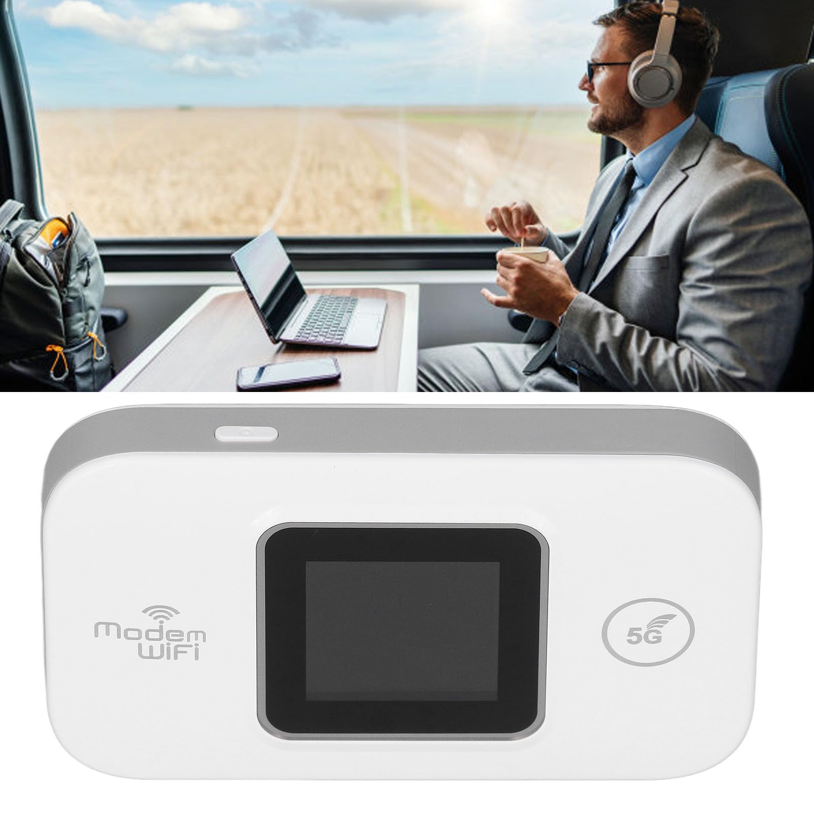 Wireless Portable Travel Router, Mini Pocket Router, 5G WIFI Bridge, 300Mbps WIFI Router for Gaming, Parties, Travel, Outdoor Use, Network Hotspot Access Point