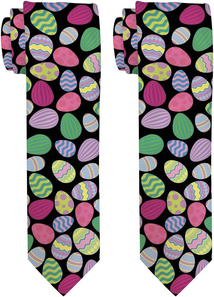 Easter Gifts for Men Easter Tie Novelty Easter Eggs Tie Spring Clothes for Men Spring Gift Necktie