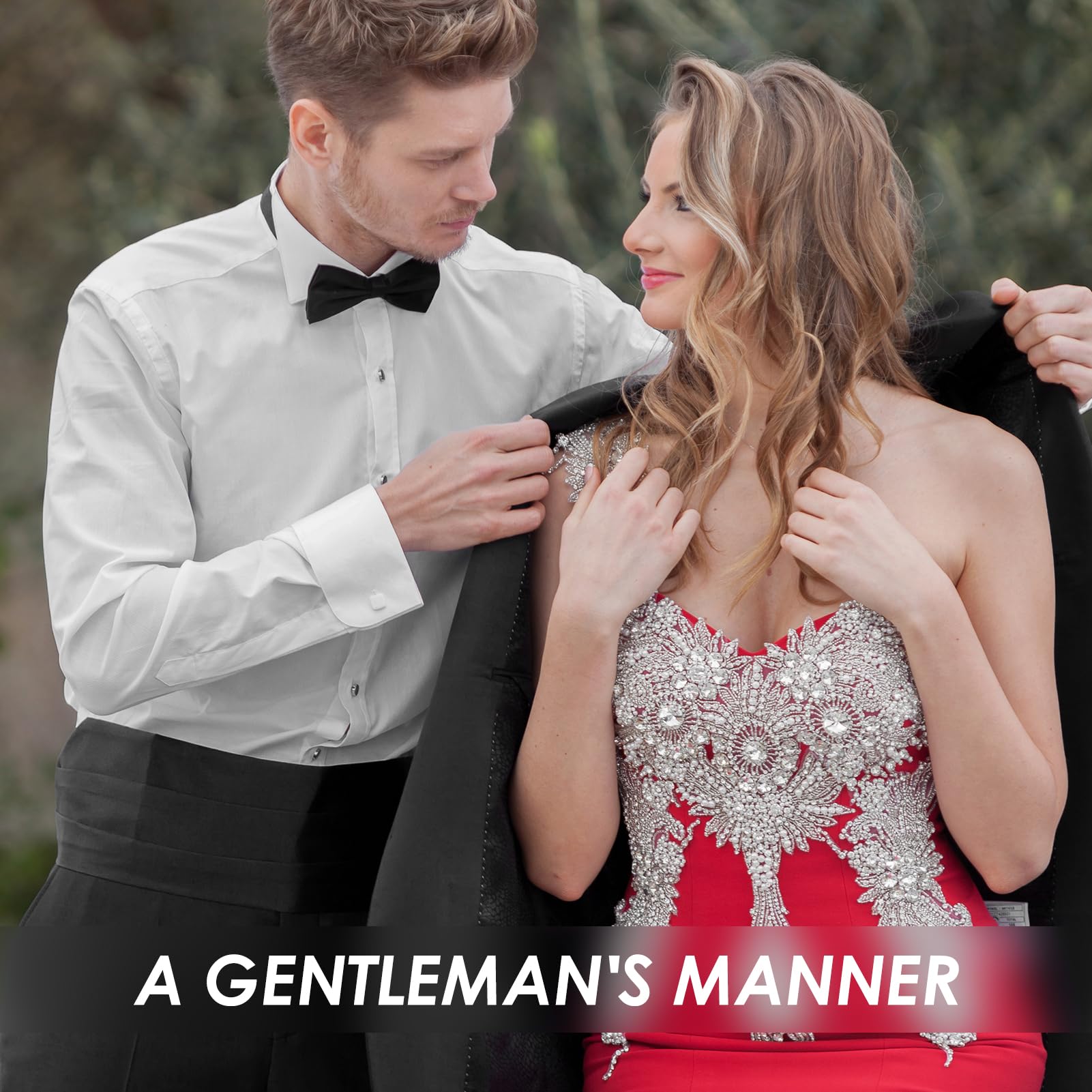 Schwarzer Kummerbund für Herren, Anzugbund, seideähnlicher Kummerbund, Herren, Smoking, Kumberband, vorgebunden, verstellbar, für Antrag, Hochzeit, Bankett, Arbeit, Business, Party, Kleid,