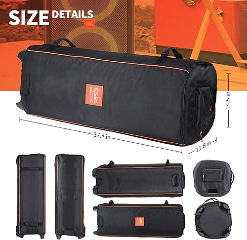 Miniatura 3 de Bolsa para altavoces, bolsa de transporte resistente para altavoces, compatible con JBL Party Box Series, bolsa de transporte de altavoces portátil